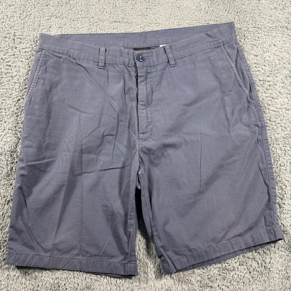 Patagonia‎ All Wear Shorts Mens 36 Blue Organic Cotton Flat Front Chinos Casual